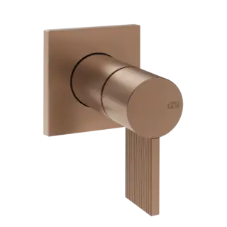 Смеситель для раковины Gessi INVERSO RIGATO 73509#708 цвет-браш.Медный PVD