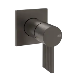 Смеситель для раковины Gessi INVERSO RIGATO 73509#707 цвет-Black Metal Brushed PVD