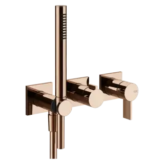 Смеситель для душа Gessi INVERSO RIGATO 73536#030 цвет-Медный PVD