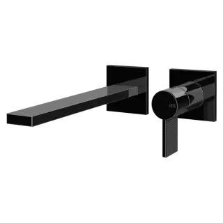 Смеситель для раковины Gessi INVERSO DIAMANTATO 73688#706 цвет-Black Metal PVD