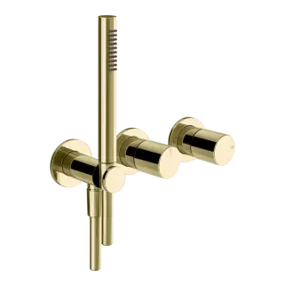 Смеситель для душа Gessi HABITO 70038#710 цвет-латунь PVD