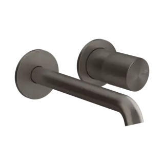 Смеситель для раковины Gessi HABITO 70088#707 цвет-Black Metal Brushed PVD
