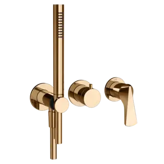 Смеситель для душа Gessi VENTAGLIO 72036#735 цвет-Warm Bronze PVD