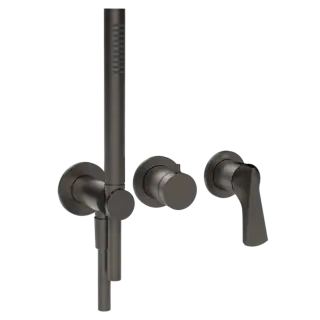Смеситель для душа Gessi VENTAGLIO 72036#707 цвет-Black Metal Brushed PVD