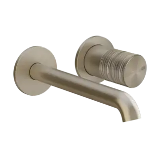 Смеситель для раковины Gessi HABITO TRAME 70388#149 цвет-FINOX BRUSHED NICKEL