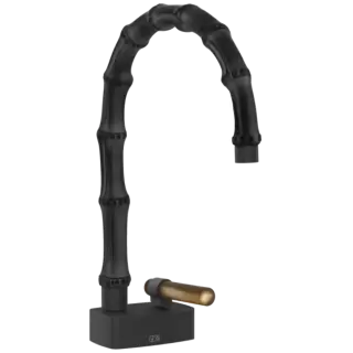 Смеситель для раковины Gessi Jacqueline 77401#299 цвет-черный XL