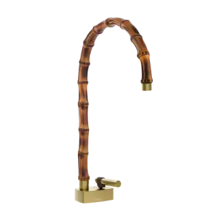 Смеситель для раковины Gessi Jacqueline 77003#727 цвет-браш.латунь PVD