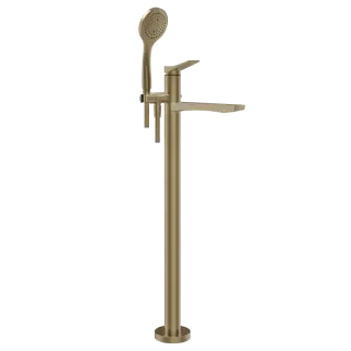 Смеситель для ванны Gessi RILIEVO 59131#726 цвет-warm bronze brushed PVD