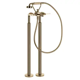 Смеситель для ванны Gessi VENTI20 65128#735 цвет-warm bronze PVD