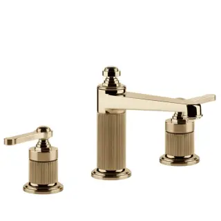 Смеситель для раковины Gessi VENTI20 65012#735 цвет-warm bronze PVD