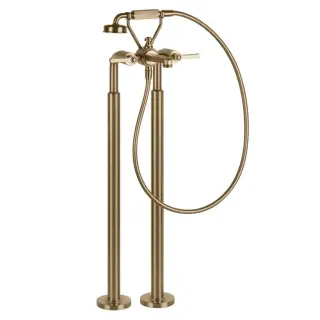 Смеситель для ванны Gessi VENTI20 65128#726 цвет-warm bronze brushed PVD