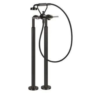Смеситель для ванны Gessi VENTI20 65128#707 цвет-black metal brushed PVD