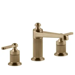 Смеситель для раковины Gessi VENTI20 65012#726 цвет-warm bronze brushed PVD