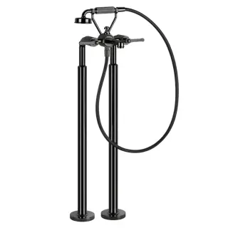 Смеситель для ванны Gessi VENTI20 65128#706 цвет-black metal PVD