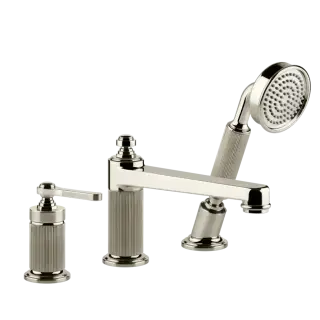 Смеситель для ванны Gessi VENTI20 65037#720 цвет-никель PVD