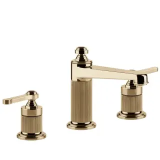 Смеситель для раковины Gessi VENTI20 65014#735 цвет-warm bronze PVD