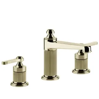 Смеситель для раковины Gessi VENTI20 65014#710 цвет-латунь PVD