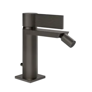 Смеситель для биде Gessi INVERSO RIGATO 73507#707 цвет-black metal brushed PVD