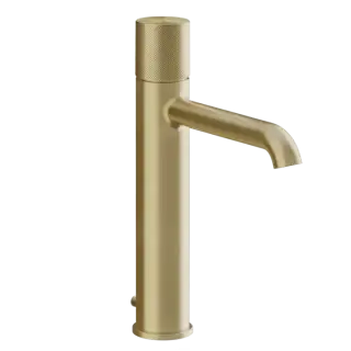 Смеситель для раковины Gessi HABITO DIAMANTATO 70605#727 цвет-браш.латунь PVD