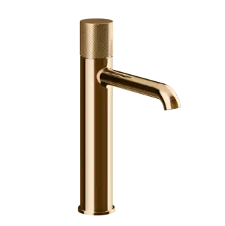 Смеситель для раковины Gessi HABITO DIAMANTATO 70606#735 цвет-warm bronze PVD