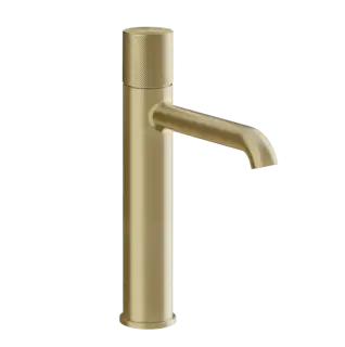 Смеситель для раковины Gessi HABITO DIAMANTATO 70606#727 браш.латунь PVD