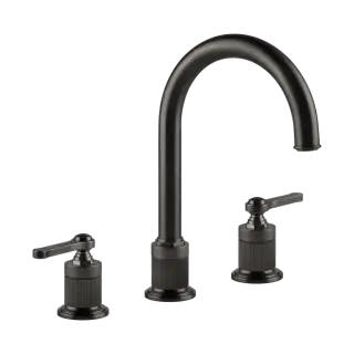 Смеситель для раковины Gessi VENTI20 65016#707 цвет-black metal brushed PVD