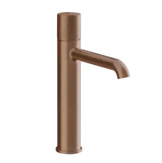 Смеситель для раковины Gessi HABITO DIAMANTATO 70606#708 цвет-браш.медь PVD