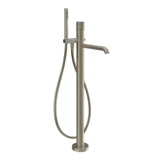 Смеситель для ванны Gessi HABITO RIGATO 70528#149 цвет-finox brushed nickel