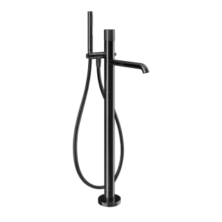Смеситель для ванны Gessi HABITO RIGATO 70528#706 цвет-black metal PVD