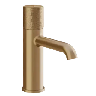 Смеситель для раковины Gessi HABITO DIAMANTATO 70602#726 цвет-warm bronze brushed PVD