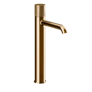Смеситель для раковины Gessi HABITO DIAMANTATO 70604#735 цвет-warm bronze PVD