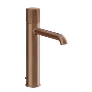 Смеситель для раковины Gessi HABITO RIGATO 70505#708 цвет-браш.медь PVD