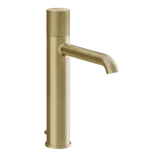 Смеситель для раковины Gessi HABITO RIGATO 70505#727 цвет-браш.латунь PVD