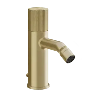 Смеситель для биде Gessi HABITO RIGATO 70507#727 цвет-браш.латунь PVD