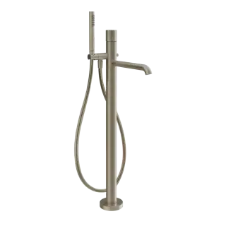 Смеситель для ванны Gessi HABITO CESELLO 70428#149 цвет-finox brushed nickel