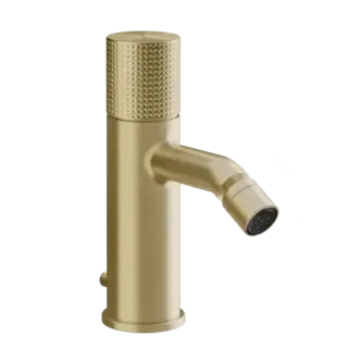 Смеситель для биде Gessi HABITO CESELLO 70407#727 цвет-браш.латунь PVD