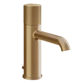 Смеситель для раковины Gessi HABITO RIGATO 70501#726 цвет-warm bronze brushed PVD