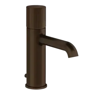 Смеситель для раковины Gessi HABITO RIGATO 70501#845 цвет-темная бронза