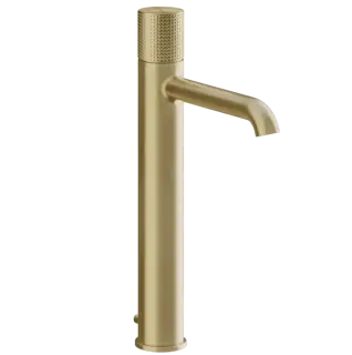 Смеситель для раковины Gessi HABITO CESELLO 70403#727 цвет-браш.латунь PVD