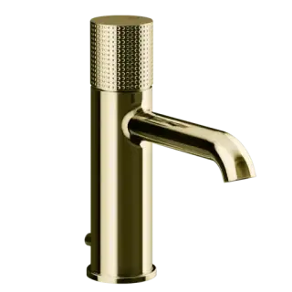 Смеситель для раковины Gessi HABITO CESELLO 70401#710 цвет-латунь PVD