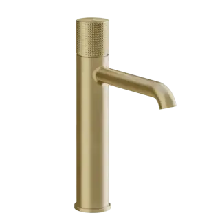 Смеситель для раковины Gessi HABITO CESELLO 70405#727 цвет-браш.латунь PVD