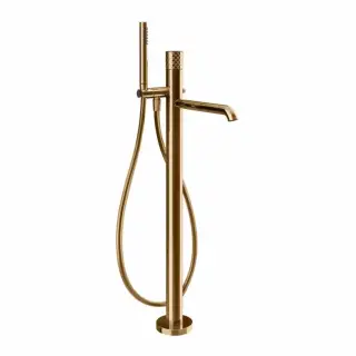 Смеситель для ванны Gessi HABITO INTRECCIO 70128#735 цвет-warm bronze PVD