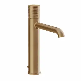 Смеситель для раковины Gessi HABITO TRAME 70305#735 цвет-warm bronze PVD
