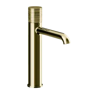 Смеситель для раковины Gessi HABITO RIGATO 70306#710 цвет-латунь PVD