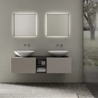 Тумба под две раковины Antonio Lupi Nemesis