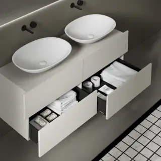 Тумба под две раковины Antonio Lupi Nemesis