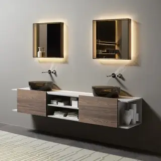 Тумба под две раковины Antonio Lupi Nemesis