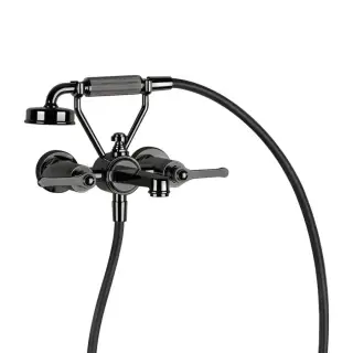 Смеситель для ванны Gessi VENTI20 65113#706 black metal PVD