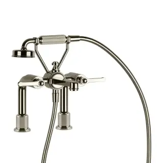 Смеситель для ванны Gessi VENTI20 65115#720 никель PVD