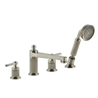 Смеситель для ванны Gessi VENTI20 65045#149 finox brushed nickel